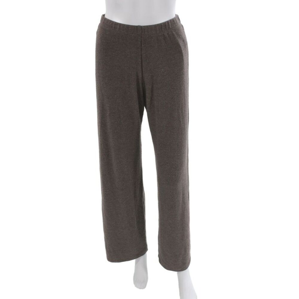 Leset Womens Brown Cotton Polyester Sweatpants Size S